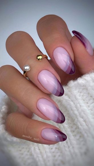 40 Modern French Style Nails To Be Wearing In 2022 Layered Side