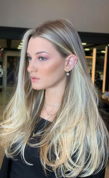 Cute Dirty Blonde Hair Ideas To Wear In Latte Mixed Blonde