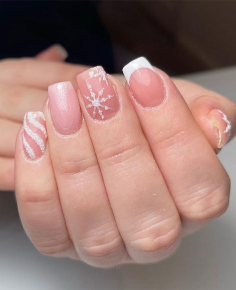 Festive Holiday Nail Designs Ideas Simple Holiday Nails