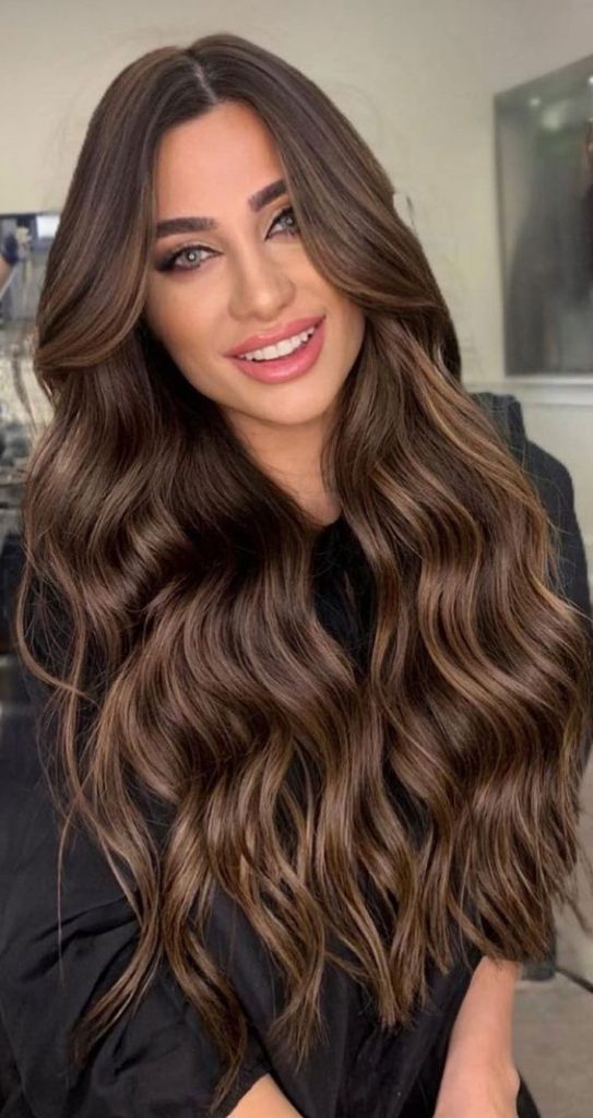 50 Ways To Wear Spring S Best Hair Colours Mocha Latte Long Hair