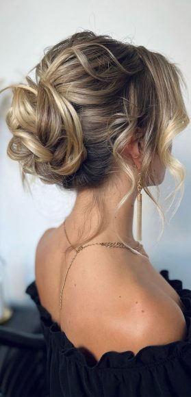 40 Updo Hairstyles Perfect For Any Occasion Messy Updo