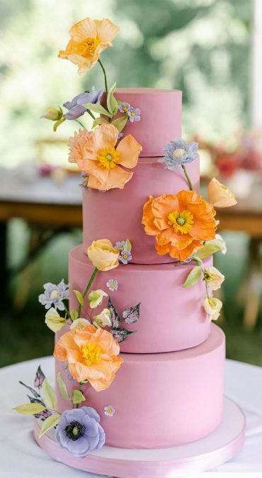 Beautiful Wedding Cakes To Suit Different Styles Vibrant Sugar