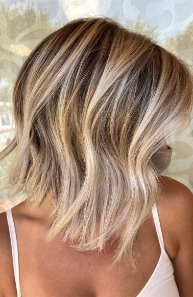 Cute Summer Hair Colours Smoky Sand Blonde Lob Beauty