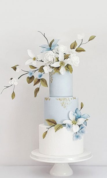 Beautiful Wedding Cakes To Suit Different Styles Light Blue