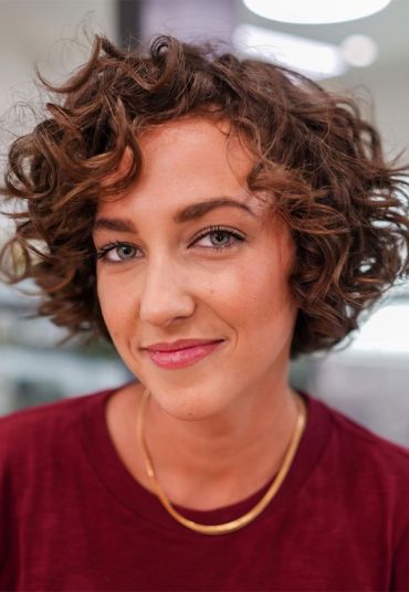 20 Romantic Curly Bob Haircuts Side Part Bob