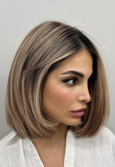 Sophisticated Hair Colour Ideas For A Chic Look Ash Blonde Bob Side Part