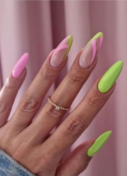 Light Up Your Nails With Electric Energy For Summer Neon Green