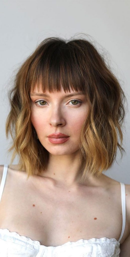 Effortless The Low Maintenance Bob Haircuts Short Fringe Lob