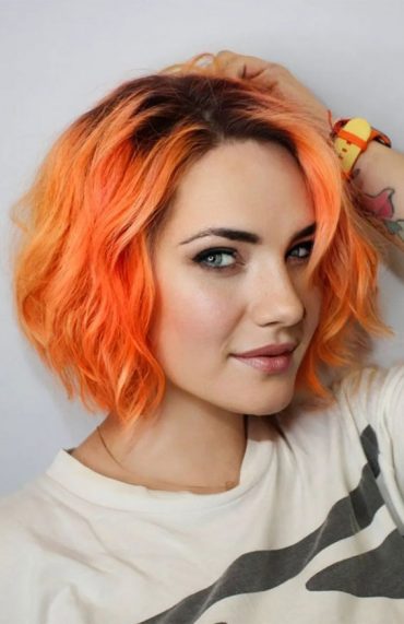 Effortless The Low Maintenance Bob Haircuts Blunt Bob Orange Hair