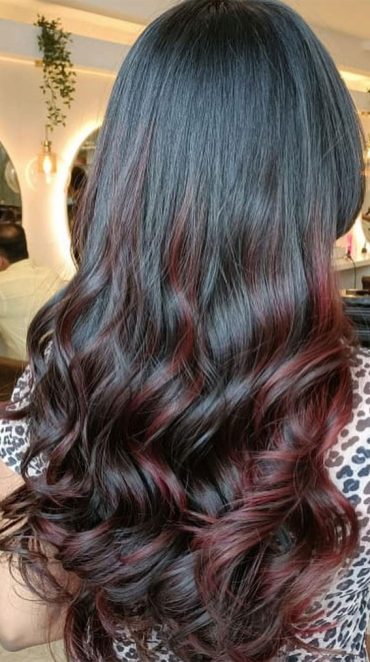 42 Stunning Autumn Hair Colour Ideas To Embrace The Season Deep Plum