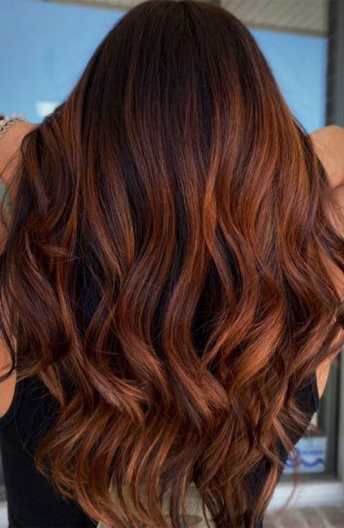 Warm And Inviting Fall Hair Colour Inspirations Pumpkin Spice Balayage