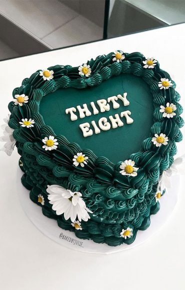 40 Delightful Lambeth Birthday Cake Ideas Emerald Green 28th Birthday