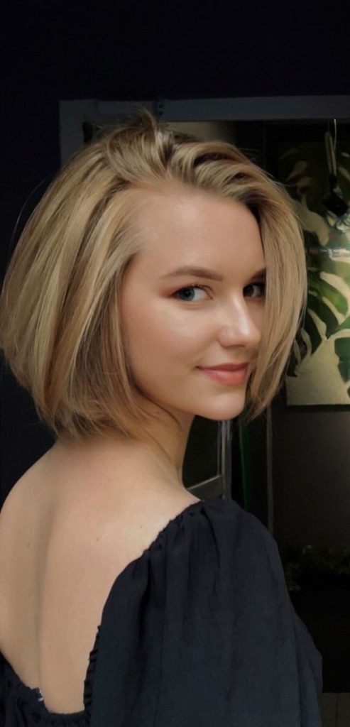 Sassy Short Hairstyles For Modern Elegance Gold Brass Blonde Bob