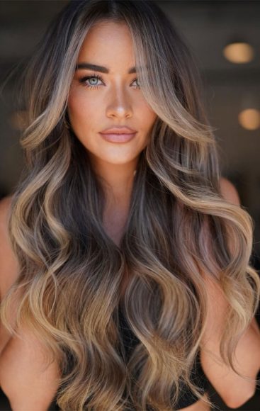 Captivating Hair Colors For The Chilly Season Beige Blonde Balayage