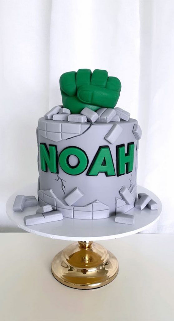 Hulk Birthday Cake Ideas For Superhero Celebrations Power Of The Hulk