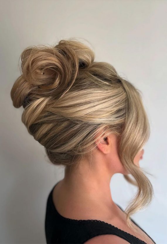 25 Stunning Updo Hairstyles For Every Occasion Voluminous Messy