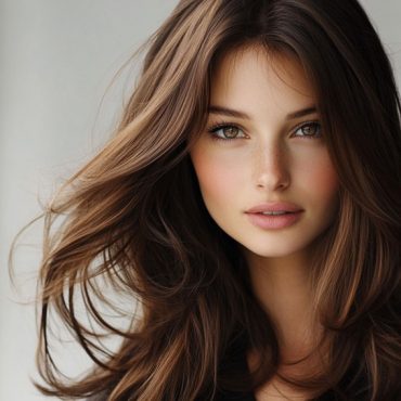 Hot Cappuccino Brunette Hair Colour Ideas Windswept Chocolate Elegance