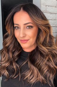 Hot Cappuccino Brunette Hair Colour Ideas Medium Length Golden