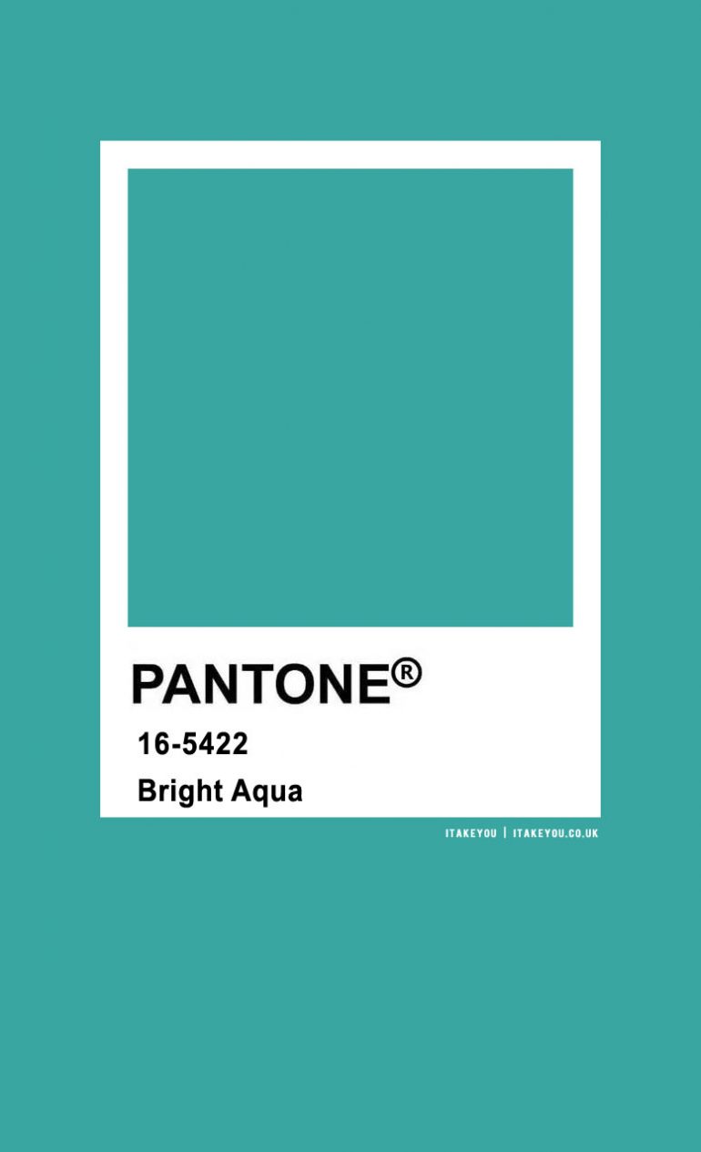 Pantone Color Pantone Bright Aqua I Take You Wedding Readings