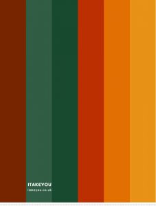 Autumn Leaf Colour Scheme Colour Palette 73 I Take You Wedding