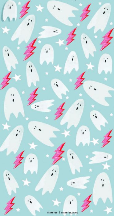 Preppy Halloween Wallpaper Ideas Ghost Glitter Lightning I Take You Wedding Readings