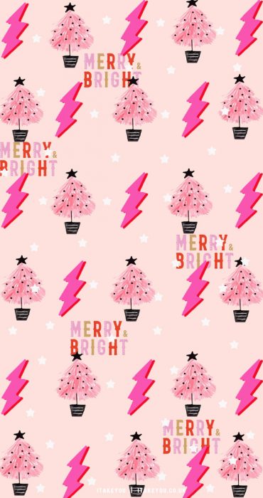 40 Preppy Christmas Wallpaper Ideas Merry Bright Pink Christmas