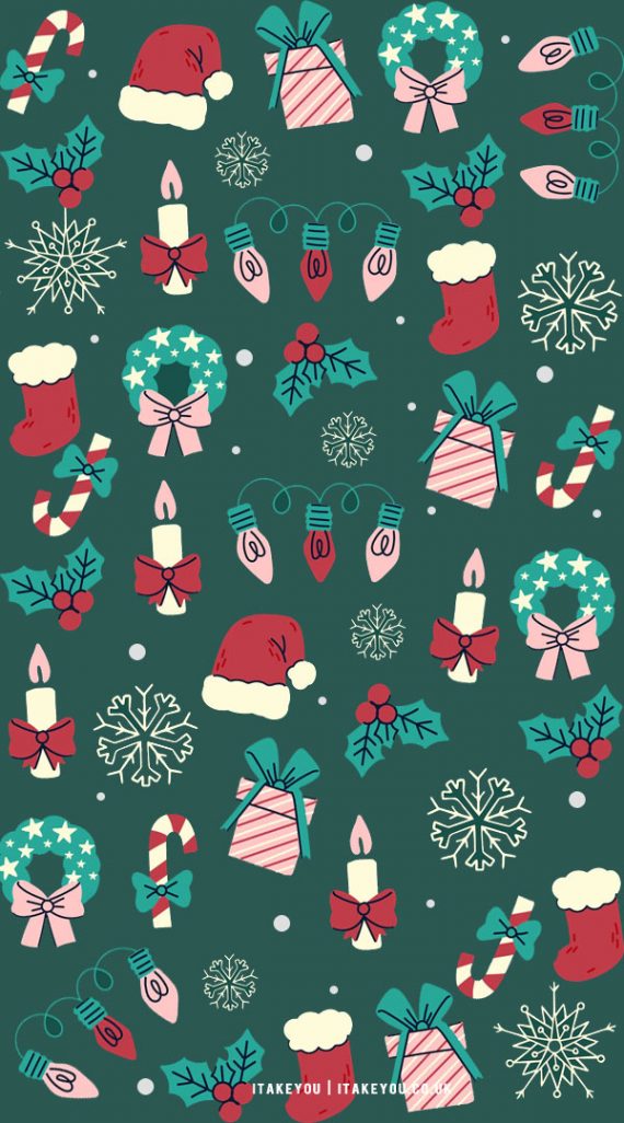 40 Preppy Christmas Wallpaper Ideas Christmas Green Background For