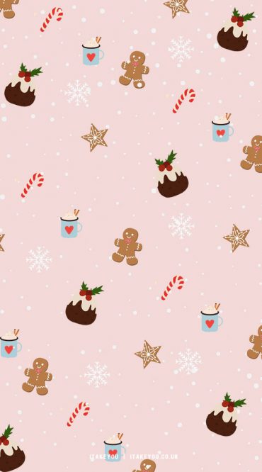 40 Preppy Christmas Wallpaper Ideas Gingerbread Pudding Wallpaper