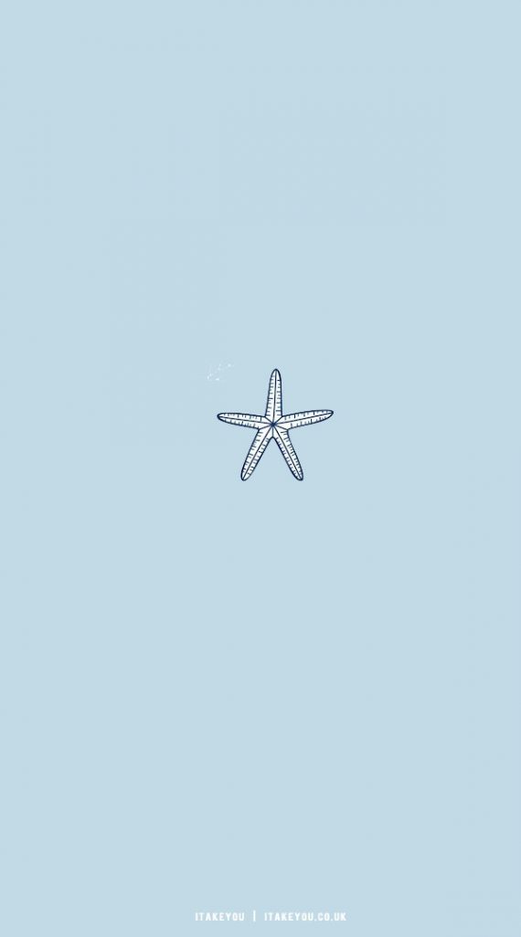 Shades Of Serenity Blue Wallpaper Ideas A Starfish Wallpaper I