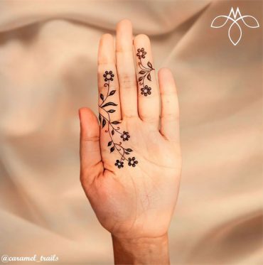 22 Floral Henna Patterns Inspired By Nature Simple Floral Mehndi I