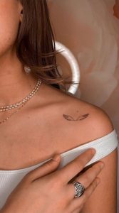 Ink Fusion Where Art And Identity Meet Dainty Wings Tattoo On