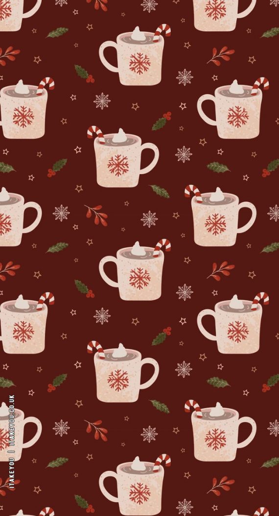 Festive Sip And Sweet Wallpapers Wonderland Hot Chocolate Brown