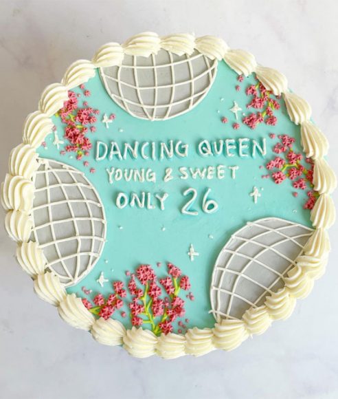 Dazzling Delight Dancing Queen Themed Birthday Cakes I Take You