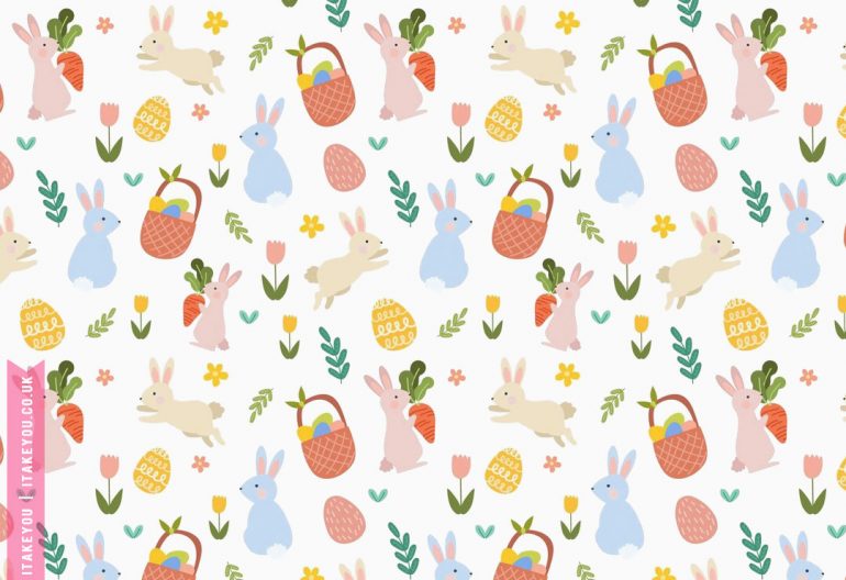 Easter Wallpaper Ideas For The Season Adorable Bunnies Wallpaper I