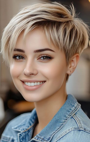 50 Low Maintenance Short Haircuts Without The Fuss Edgy Blonde Pixie