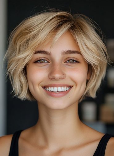 Low Maintenance Short Haircuts Without The Fuss Textured Blonde