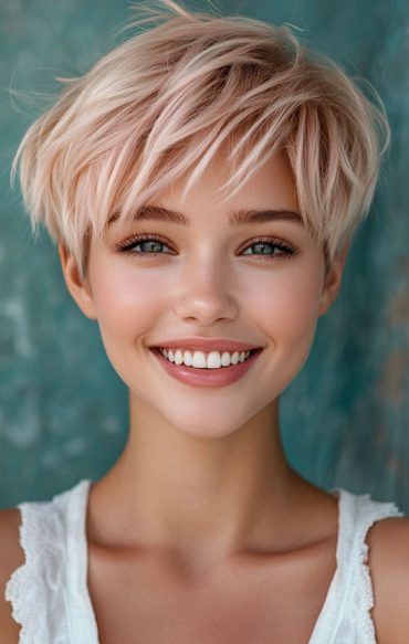 Low Maintenance Short Haircuts Without The Fuss Icy Blonde Pixie