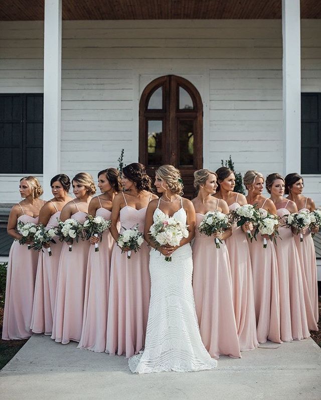 light pink bridesmaid dresses uk