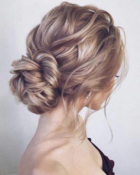 59 Stunning messy updo hairstyles for special occasion