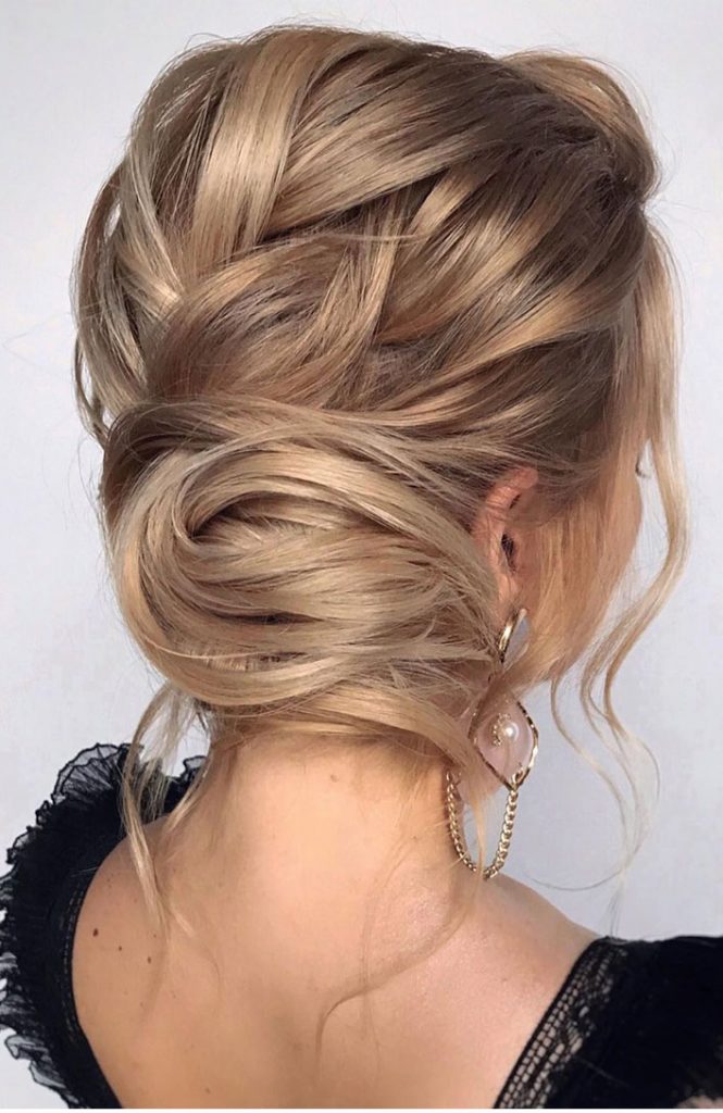 59 Stunning messy updo hairstyles for special occasion