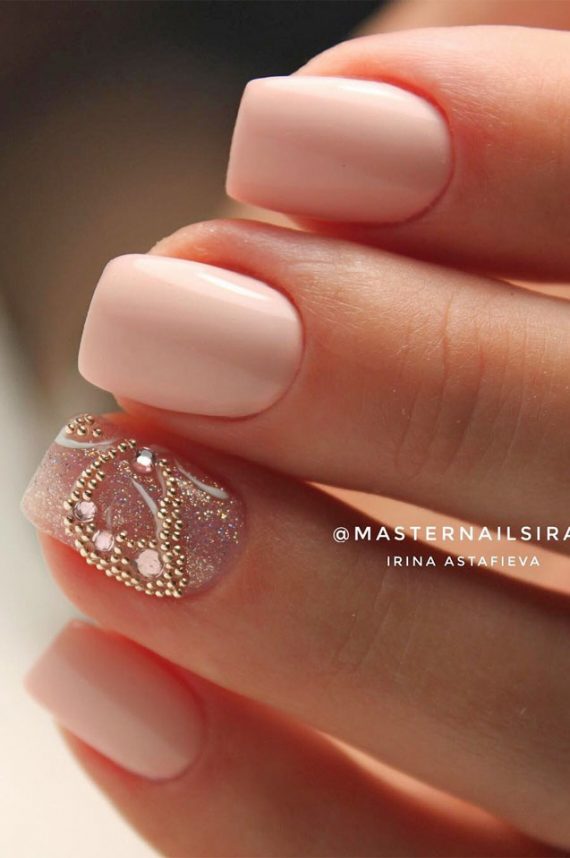 41 Best Wedding Nail Ideas For Elegant Brides