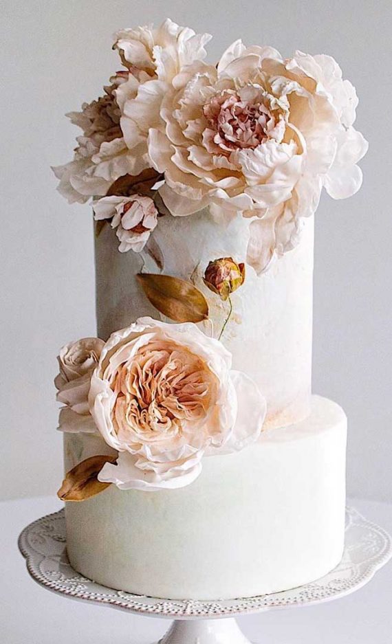 79 painted wedding cakes that are really pretty!