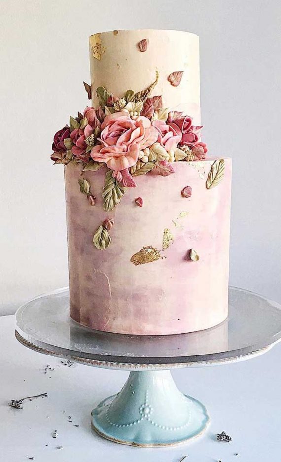 79 painted wedding cakes that are really pretty!