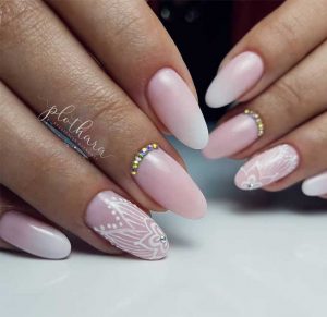 41 best wedding nail ideas for elegant brides