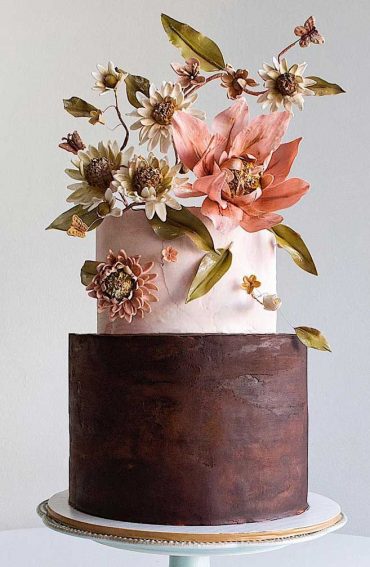 79 painted wedding cakes that are really pretty!