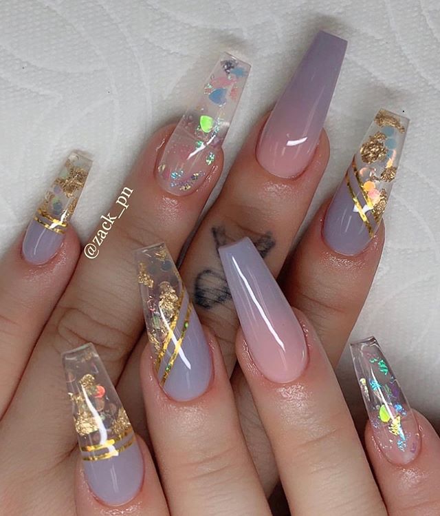 Beautiful Nail Art Manicure. Nail designs with decoration.Manicure nail  paint. Stock Photo | Adobe Stock