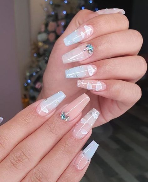 The 45 pretty nail art designs that perfect for spring looks 33