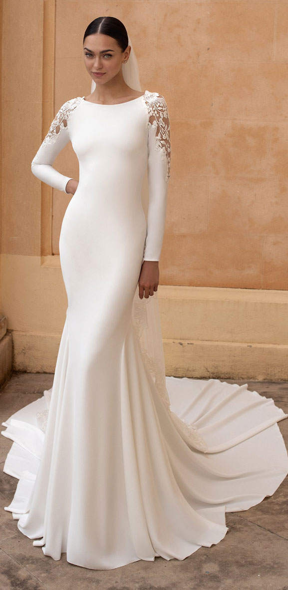 Long Sleeve Mermaid Wedding Dress Uk Explore Fabulous