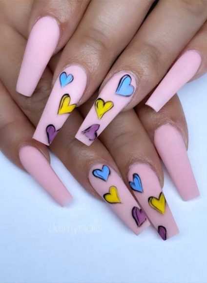 Gorgeous Valentine's Day Nail Art Designs 12