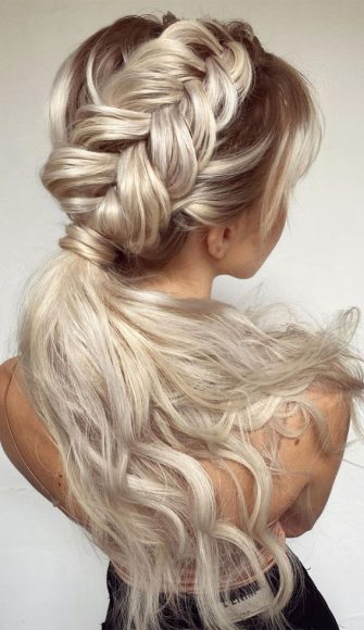 39 The most romantic wedding hair dos to get an elegant look : Jumbo ...